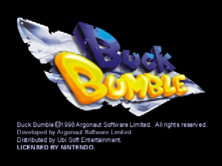 Buck Bumble (USA) Title Screen